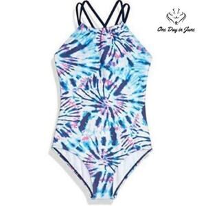 Kanu Surf Jasmine Beach Sport Halter One Piece Swimsuit Size 10